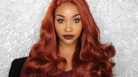 curly copper wig|copper wig human hair.